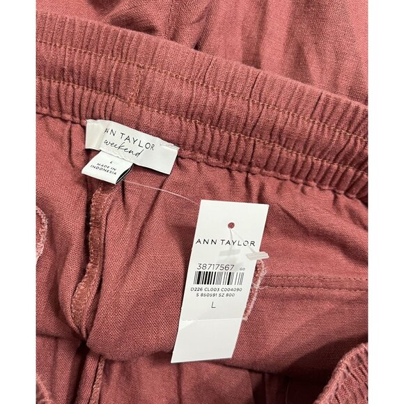 Ann Taylor Weekend Collection Pull-On Wide-Leg Pant in Apple Butter - Picture 5 of 5